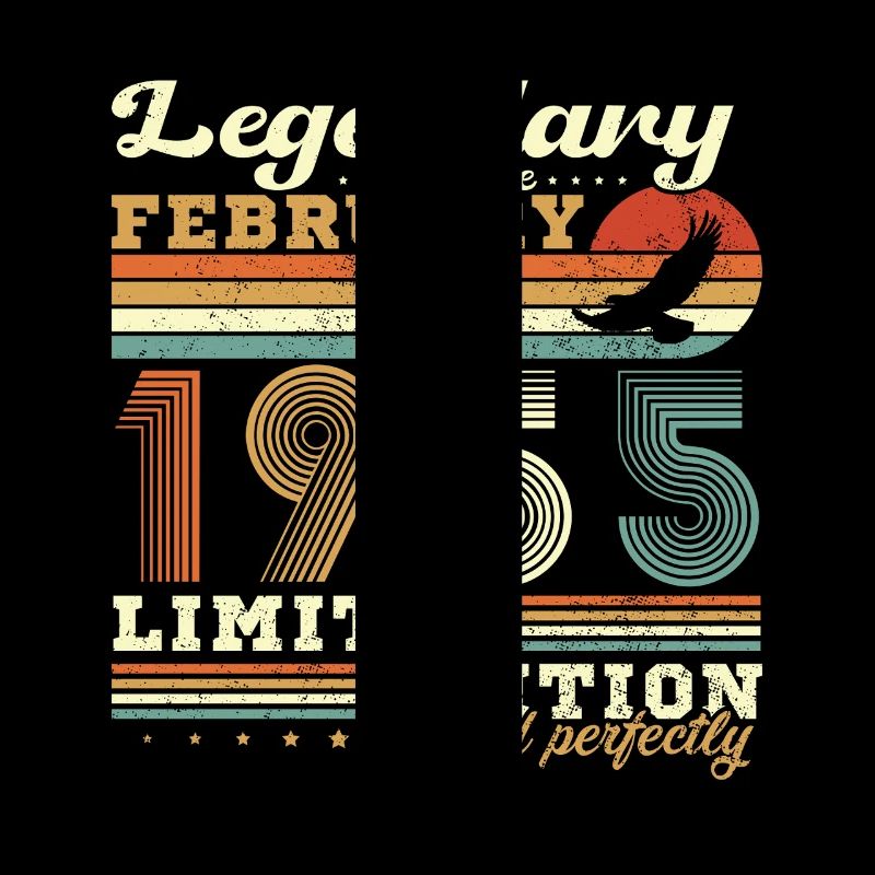 Februar 1955 Vintage Geburtstag 1955 Geschenk