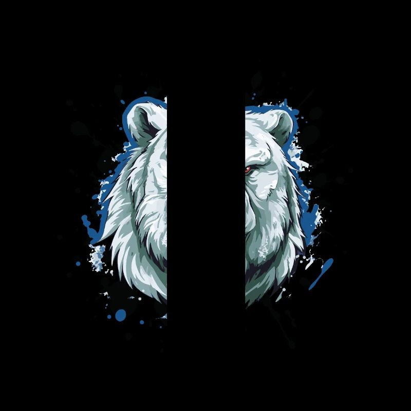Polar Bear Head Icon Animal Polar Bear