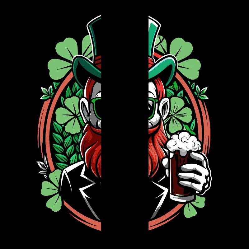 Leprechaun Skull - St. Patrick's Day - Irland