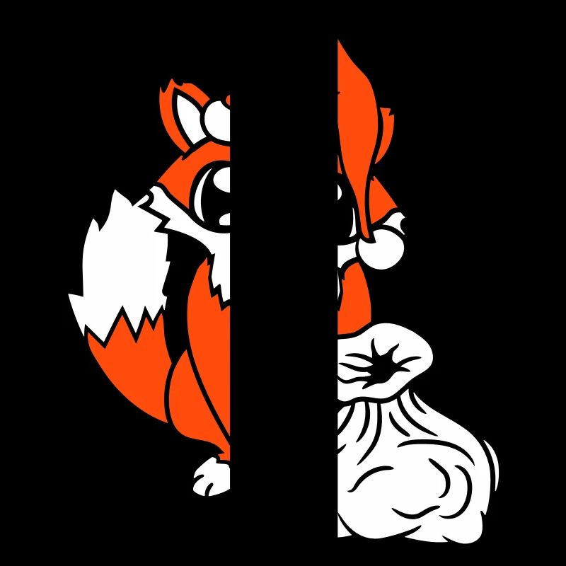 Fuchs Rotfuchs Weihnachtsmann Weihnachten Geschenk