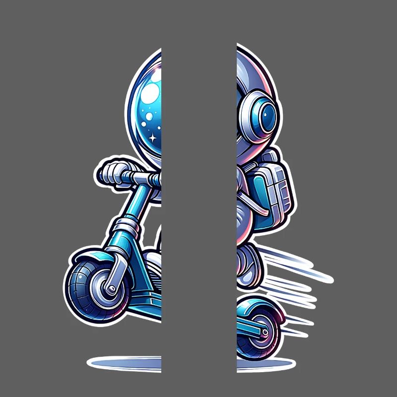 E-Scooter E-Roller Astronaut Scooter