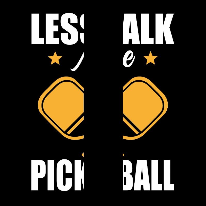 Paddle Ball Spieler Geschenk Less Talk Pickleball