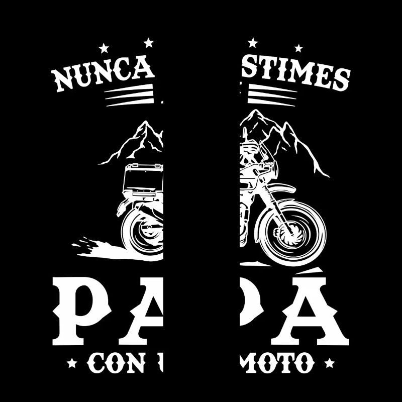 A Dad with a Motorcycle Father's Day