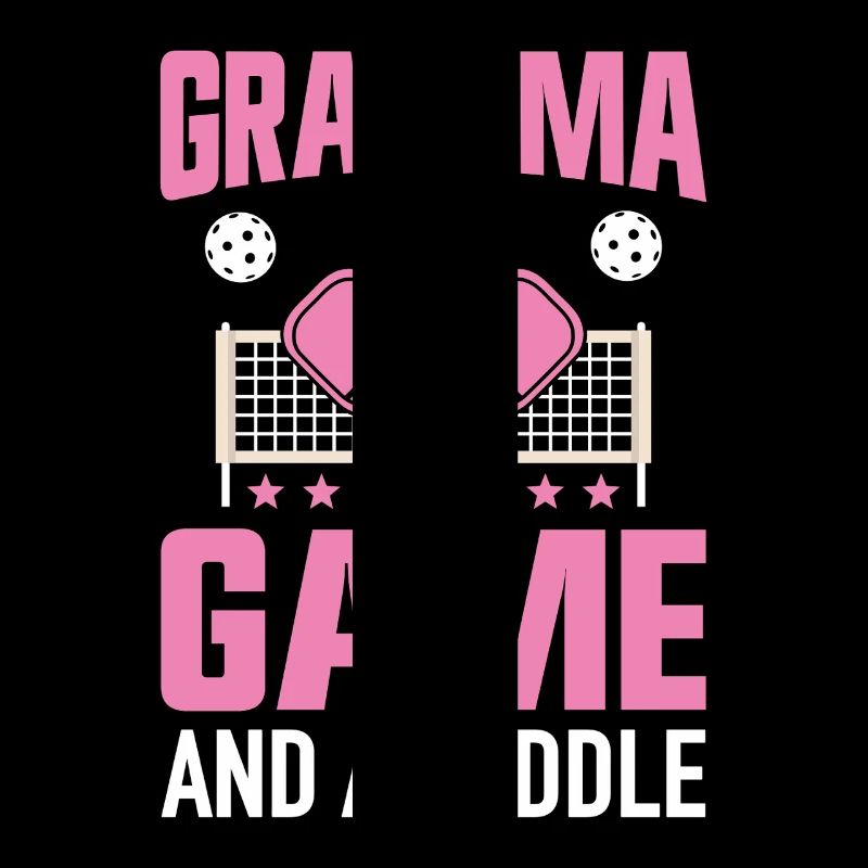 Pickleball Granny Paddleball Grand-mère Paddle Game