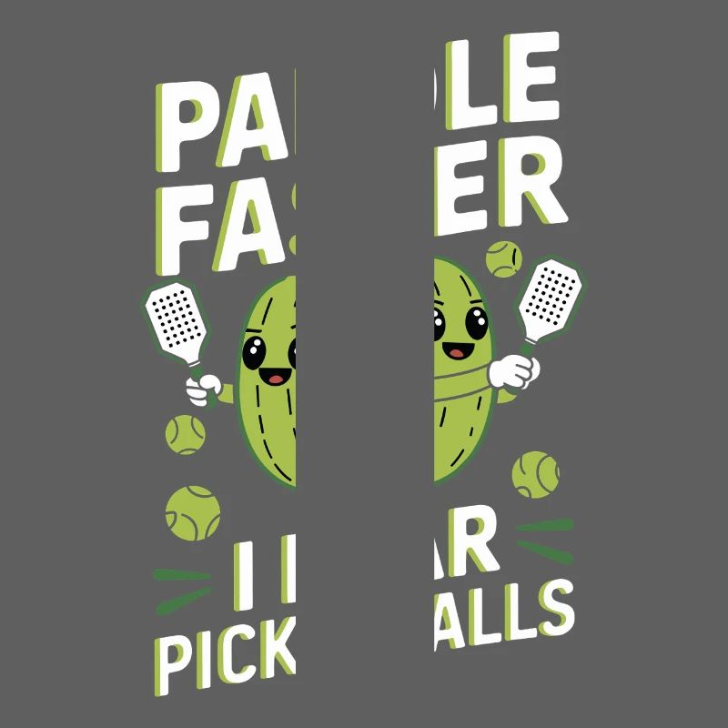 Paddle Faster I Hear Pickleballs Cucumber Gift