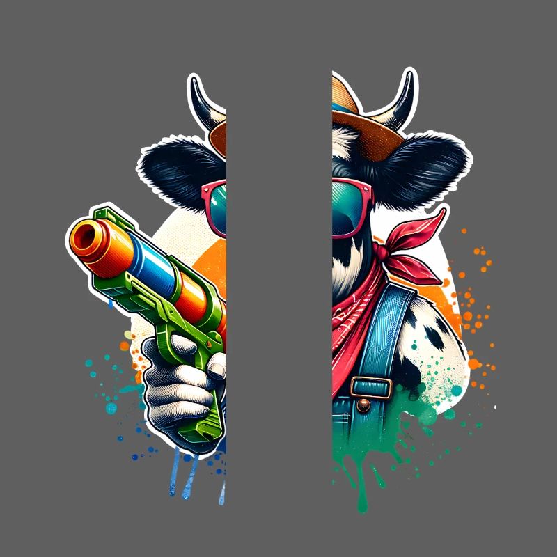 Pistolet à eau vache