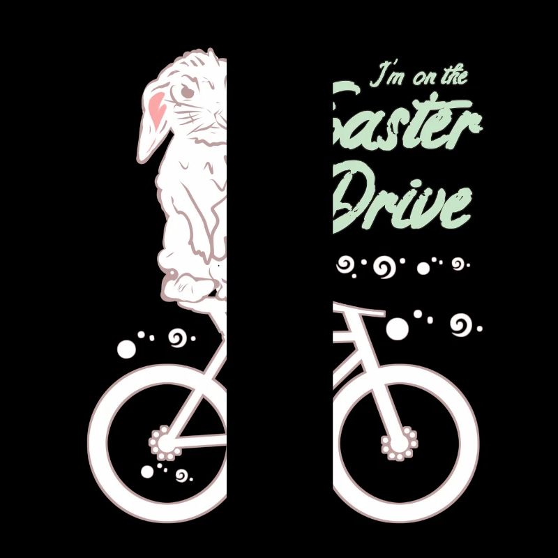 Lapin de Pâques avec vélo