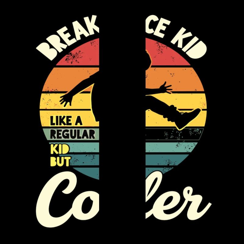 Breakdance Kid Breakdancer Retro Dance B-Boys