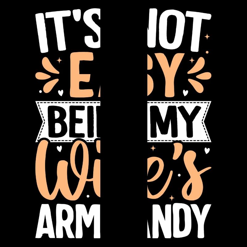Lustiges Arm Candy Ehemann Spruchdesign
