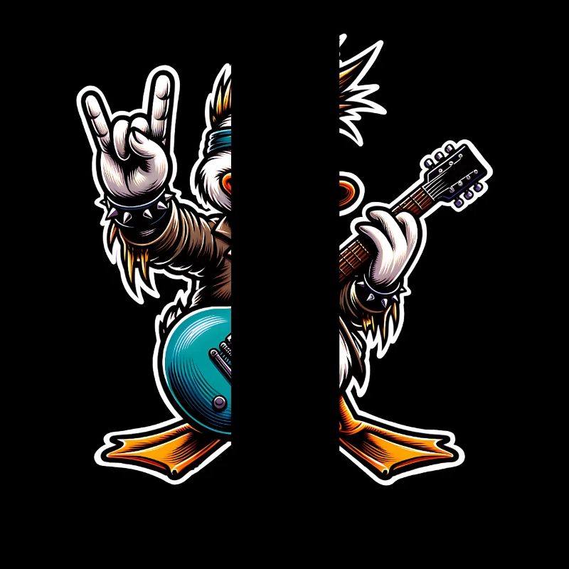 Duck Rock and Roll Guitariste