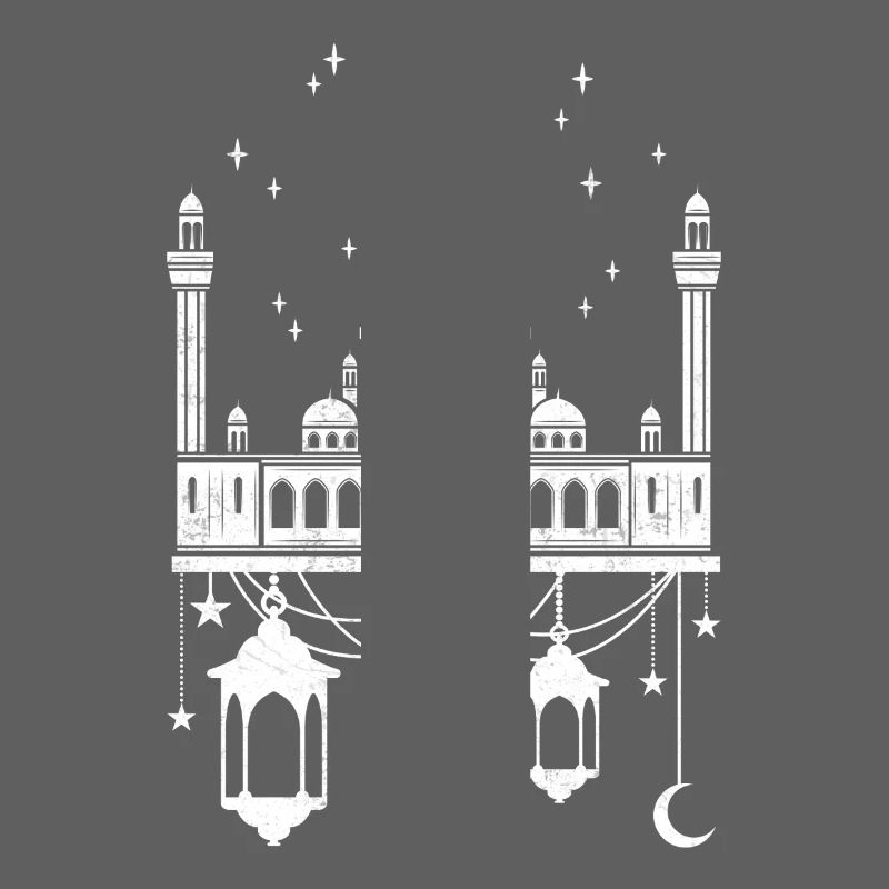 Moschee mit Halbmond