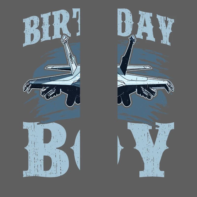 Geburtstag Junge Kampfjet Design