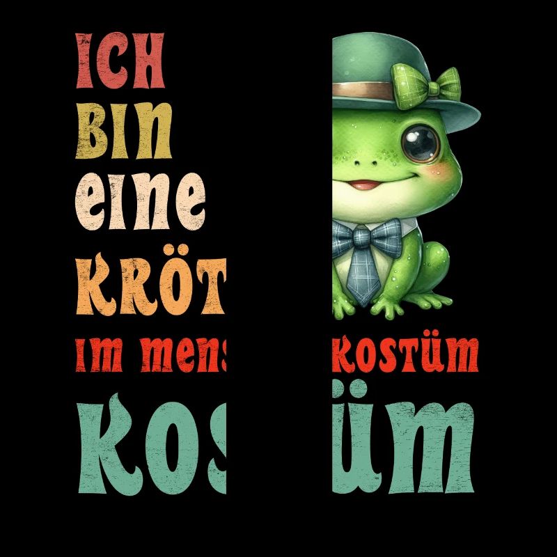 Karneval Kostüm BIN EINE KRÖTE IM FROSCH