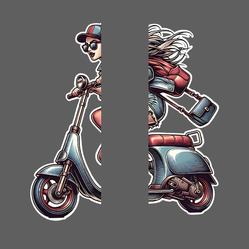 Motorroller Mofa Moped Roller