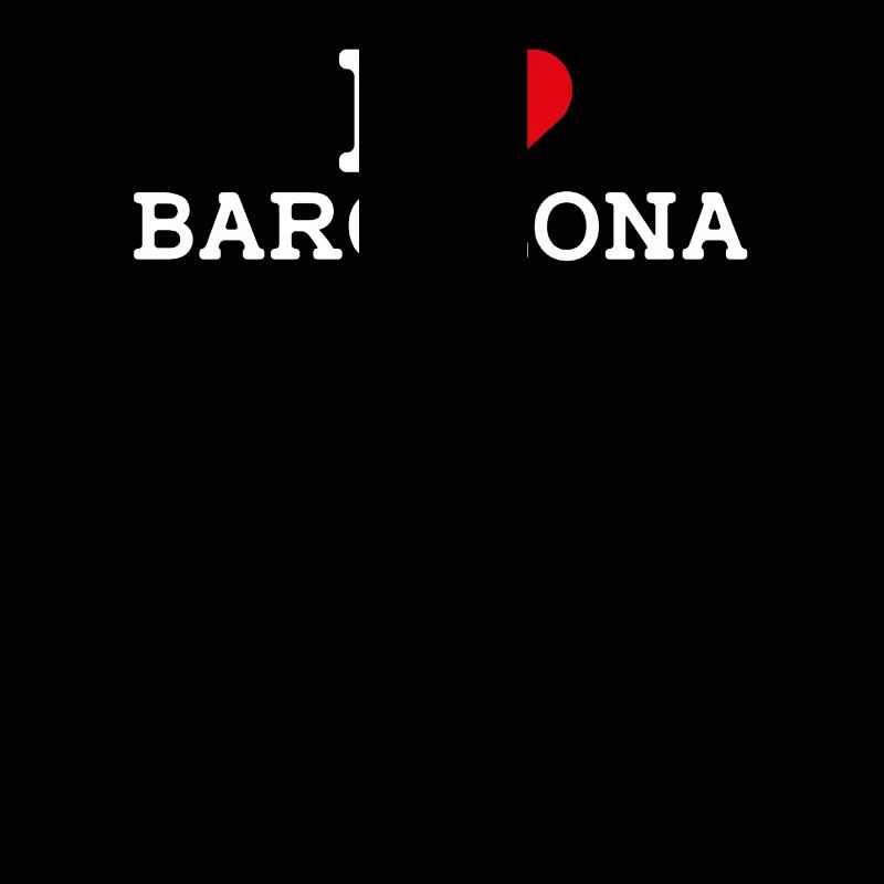 J’aime Barcelone Cool Wrong Flag Lover Heart Flag