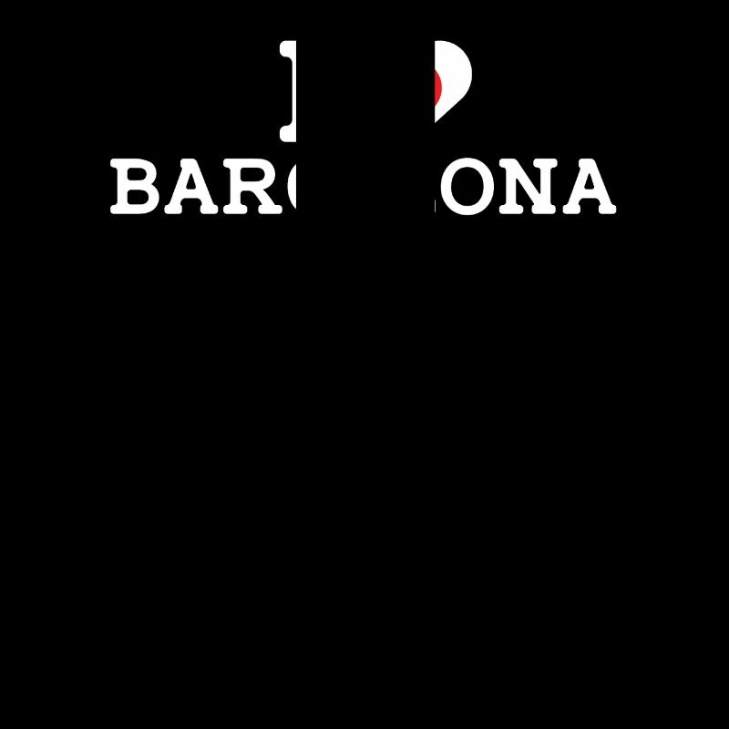 J’aime Barcelone Cool Mauvais drapeau Japon Coeur Jeu de mots