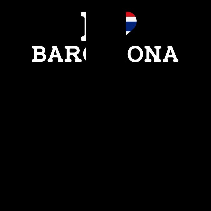 J’aime Barcelone Cool Wrong Flag Thaïlande Amoureux