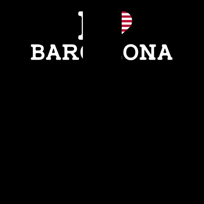 J’aime Barcelone Cool Wrong Flag USA Lover Heart