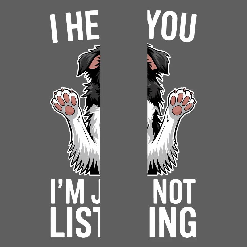Border Collie Spruch Lustig Border Collie Geschenk