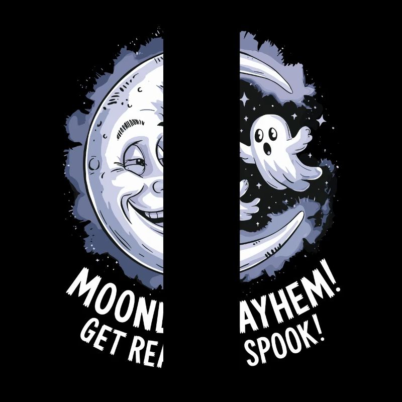 Moonlight Chaos Ghosts Ready for Haunting