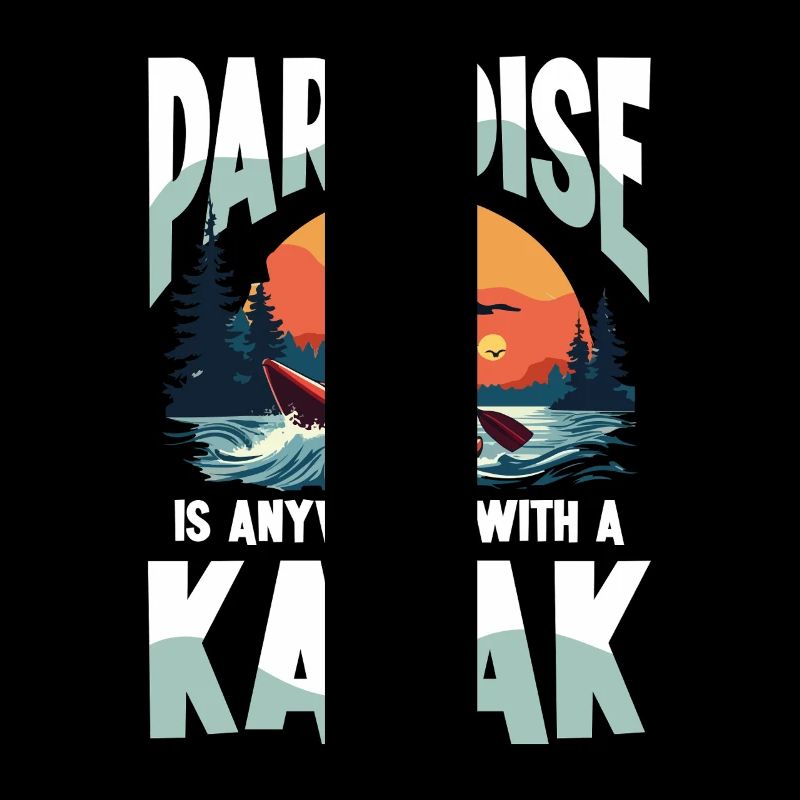 Le paradis est partout avec le kayak