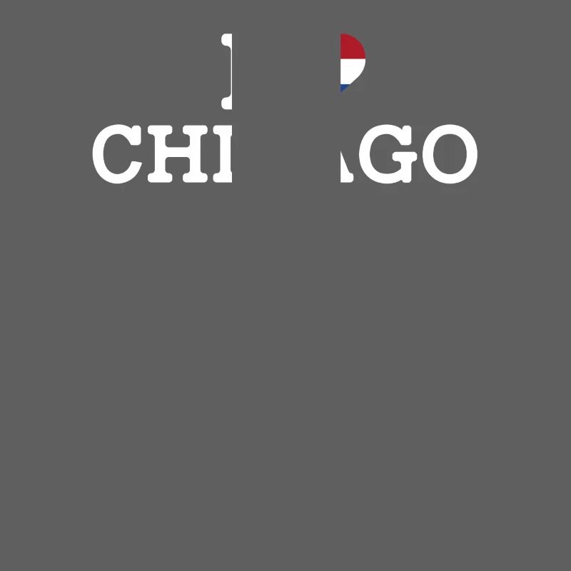 J’aime Chicago Cool Pays-Bas Mauvais Drapeaux Amant