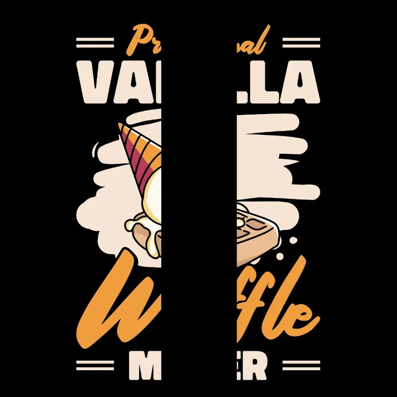 Gaufrier professionnel à la vanille