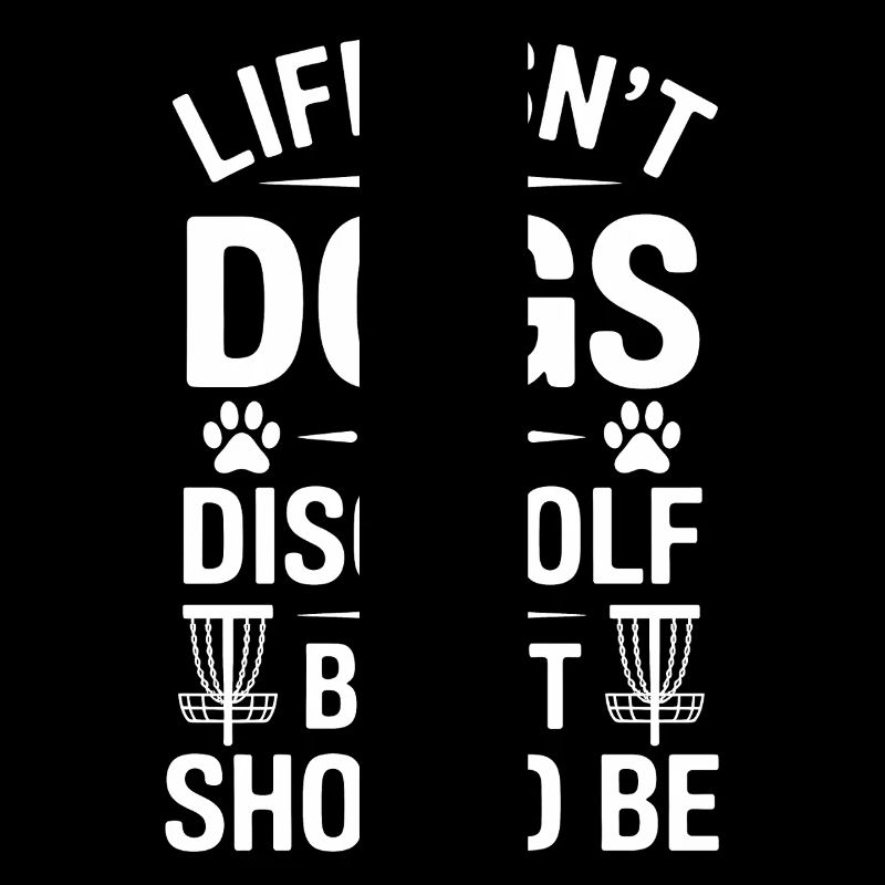 Disc Golf Dire Chiens Drôle Disc Golf Cadeau