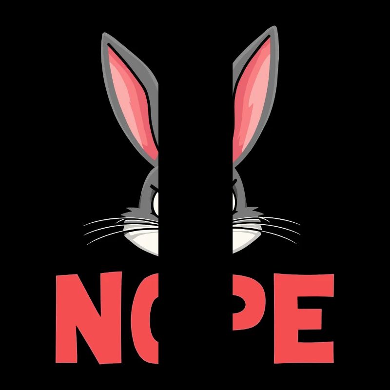 Grumpy Bunny Sarcastic Animal Design