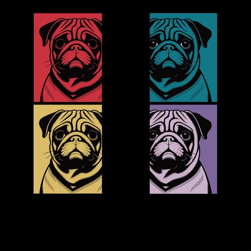 Pug Pop Art