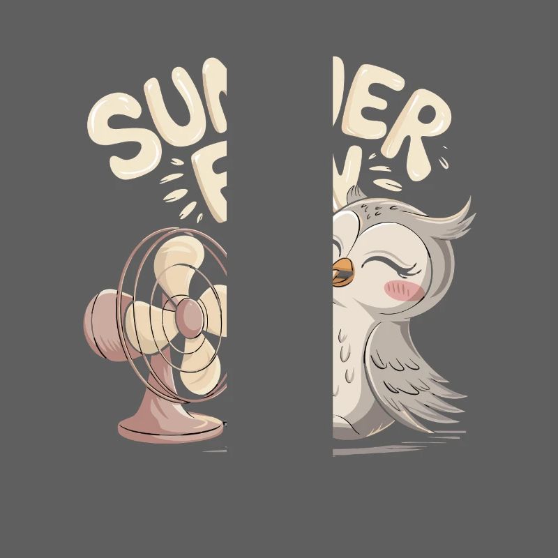 Summer Fun Eule mit Ventilator