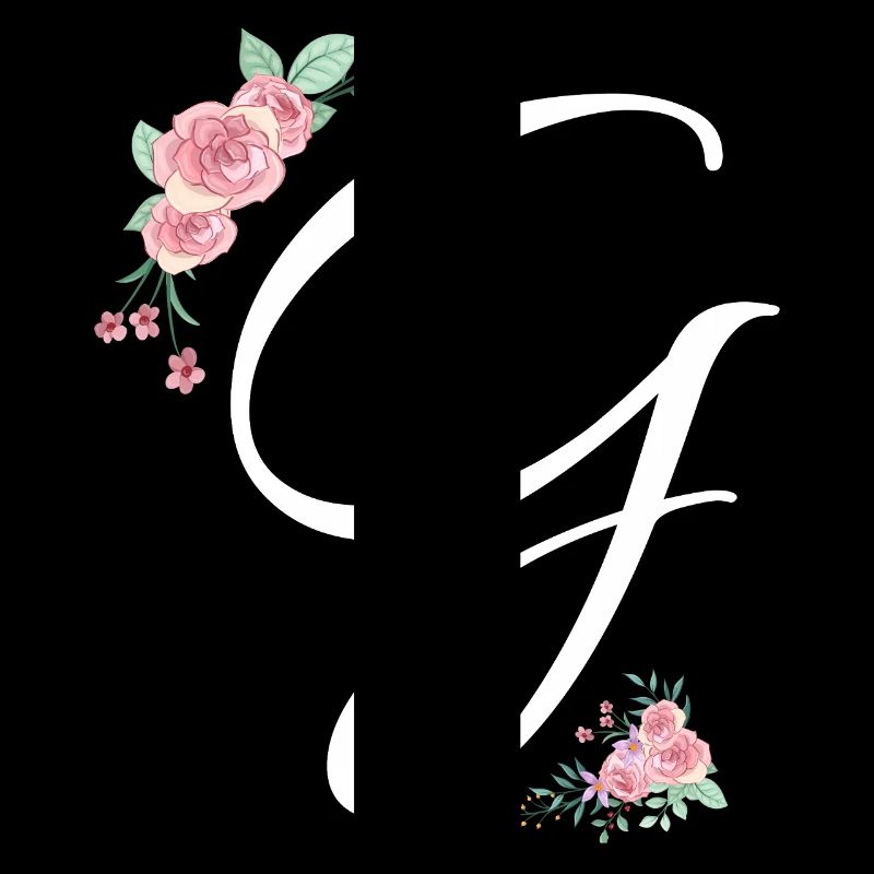 Lettre g fleurs