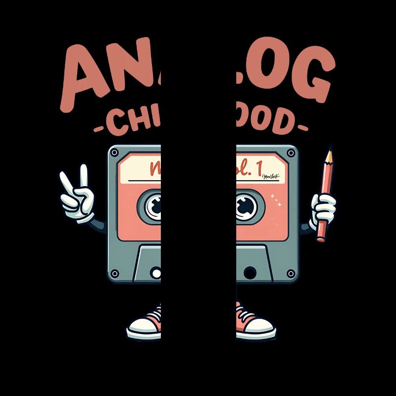 Conception de cassettes de mixtape analogiques d’enfance