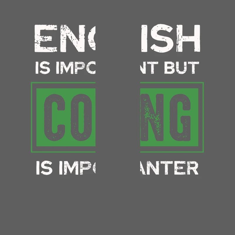 L’anglais est important, mais la programmation l’est