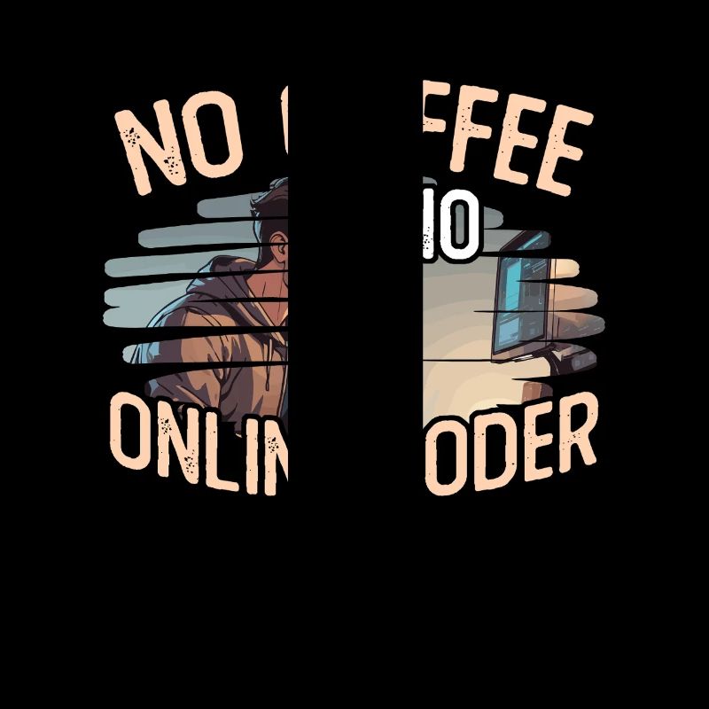 Codeur en ligne Pas de café Pas de programmation Amateur de café