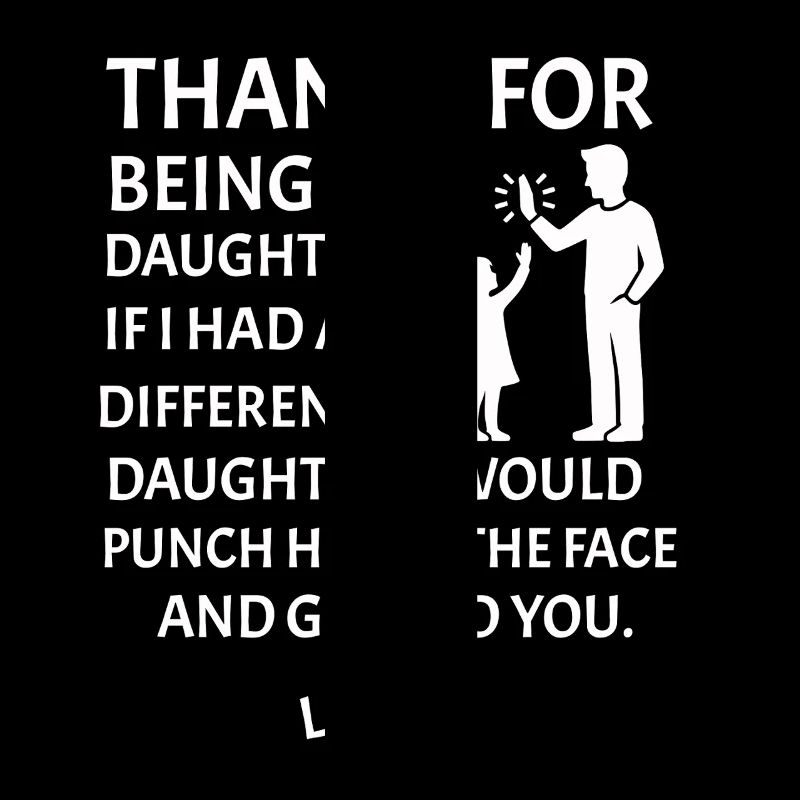 Danke, dass du meine Tochter bist Vater-Tochter