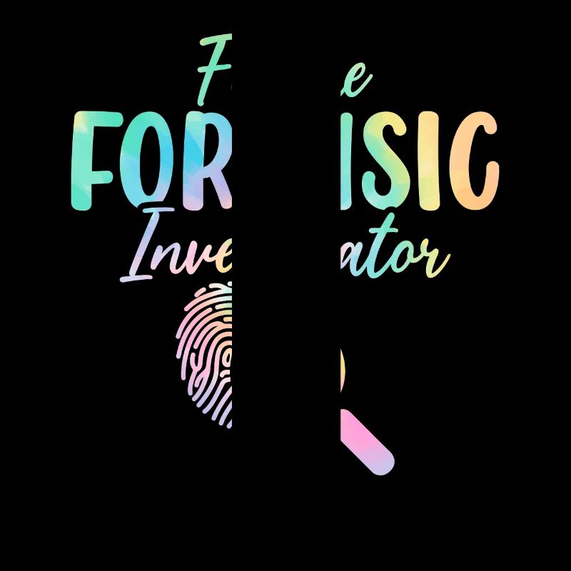 Forensic Investigator Tie Dye Funny Forensics