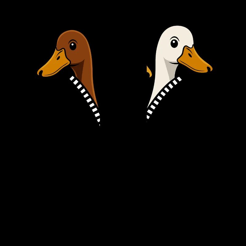 Trois canards fermeture éclair Duck Fans Canards canards