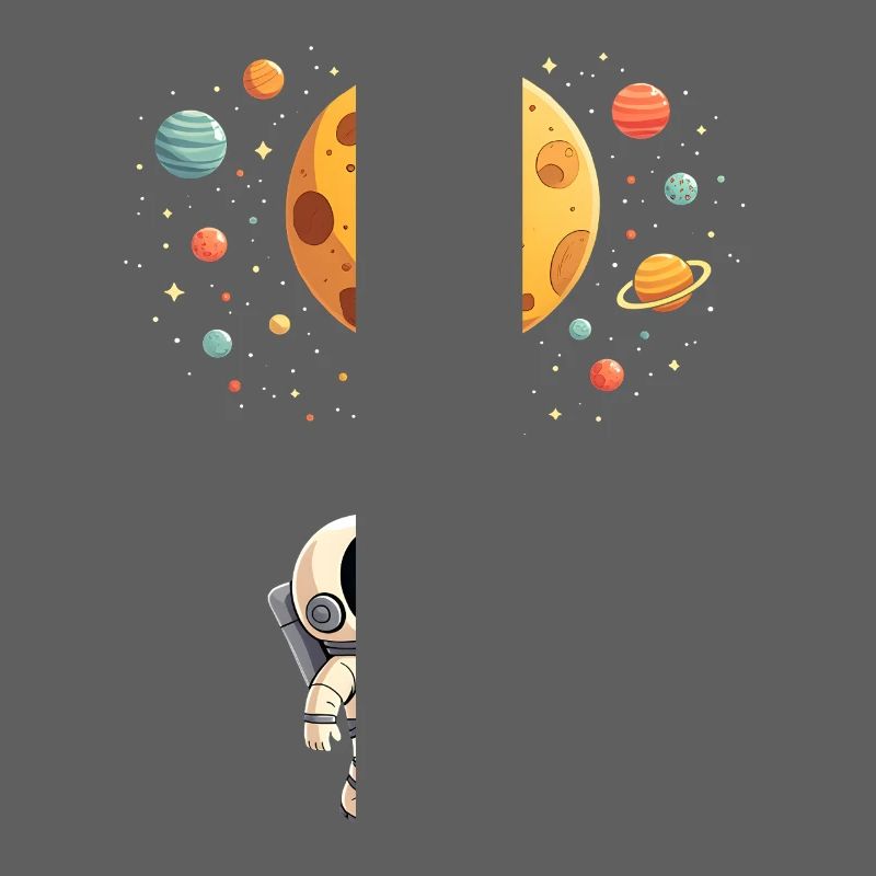 Astronaute mignon 7ème anniversaire garçon espace