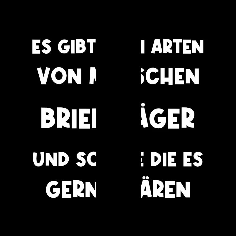 Briefträger Lustiger Postbote