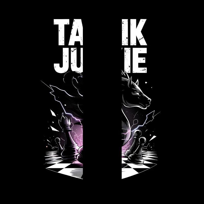 Taktik Junkie Schach Design