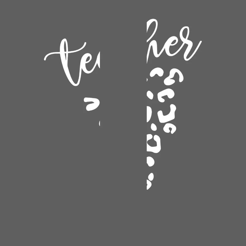 Enseignant Conception de cœur de léopard pour les éducateurs