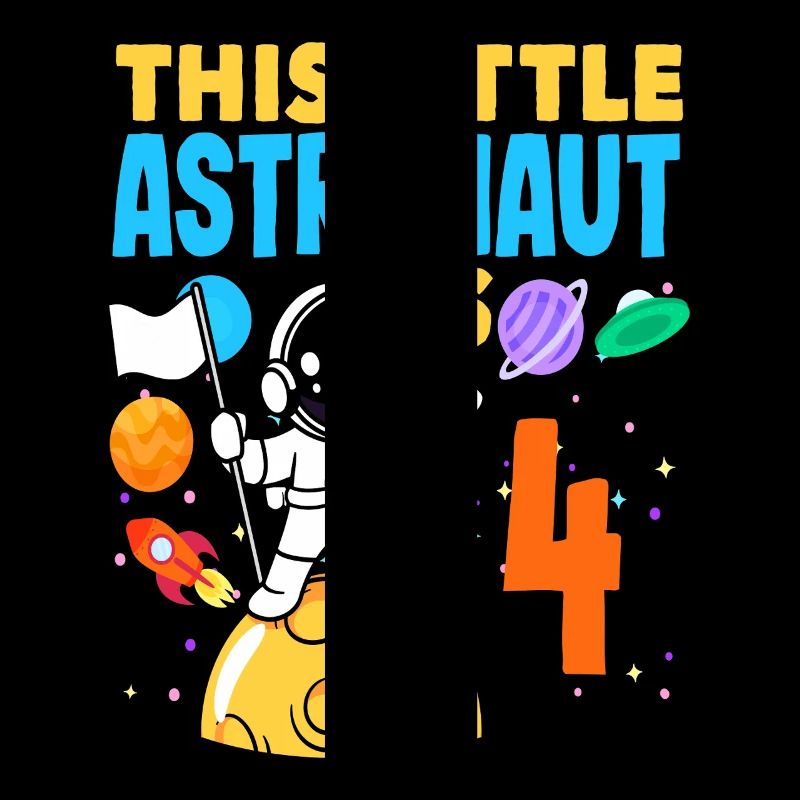 This little astronaut is 4