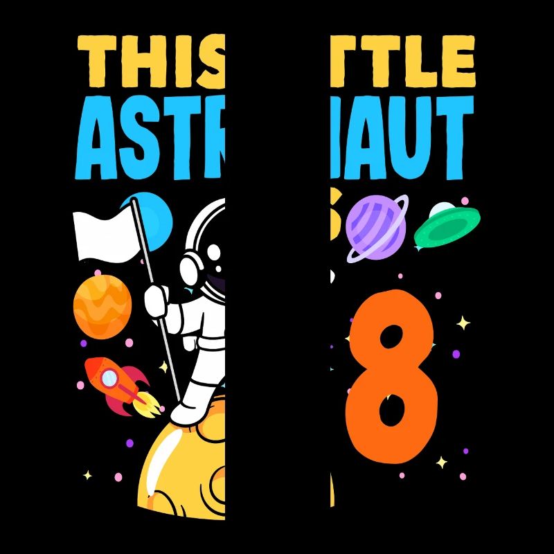 This little astronaut turns 8 years old