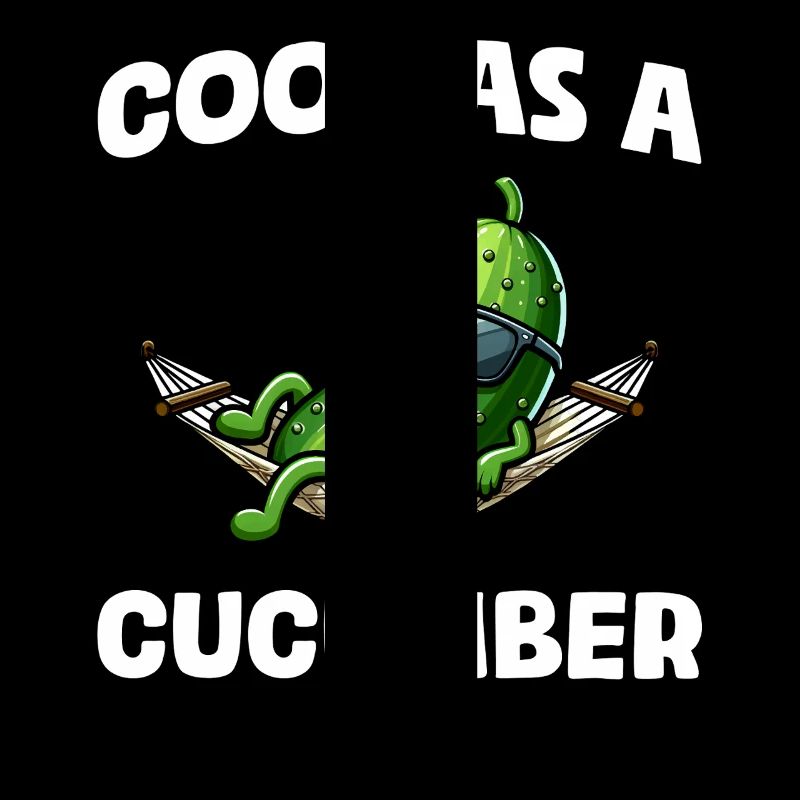 Cool as a cucumber Gurke Pickle Gurkenliebhaber
