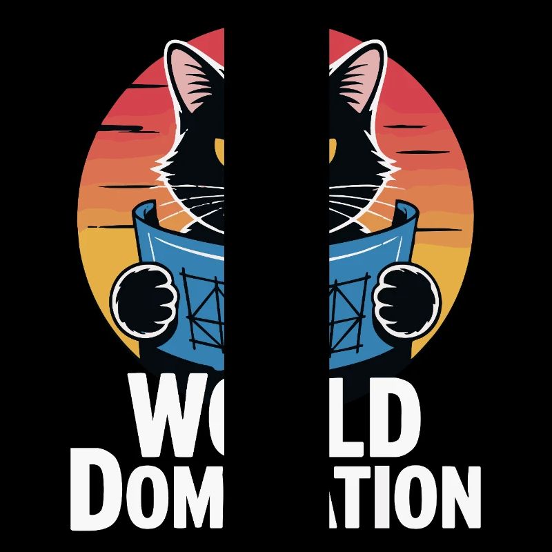 Domination mondiale – un chat avec de grands projets