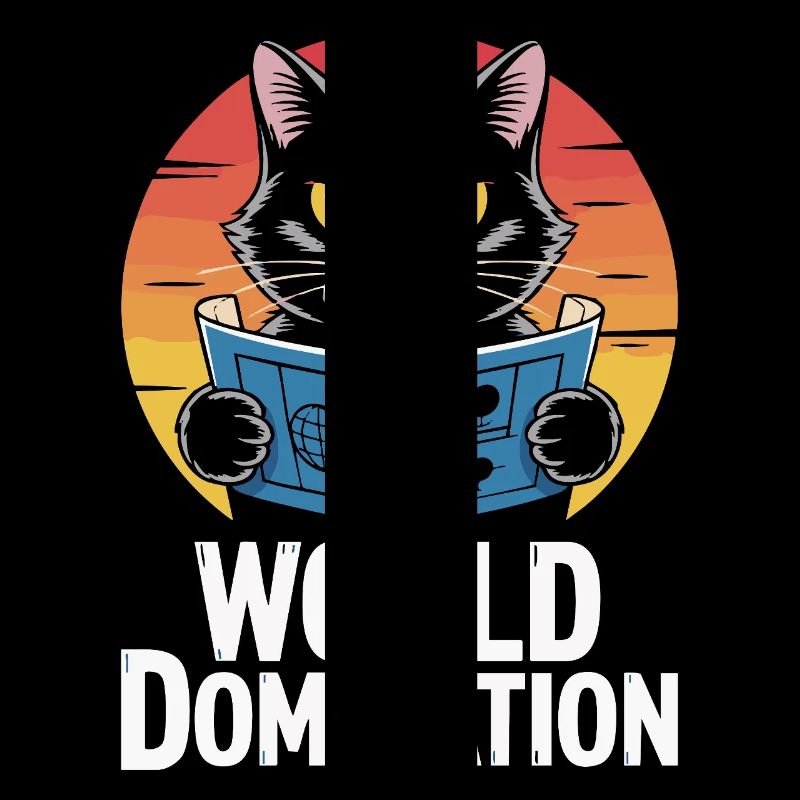 Domination mondiale – un chat avec de grands projets