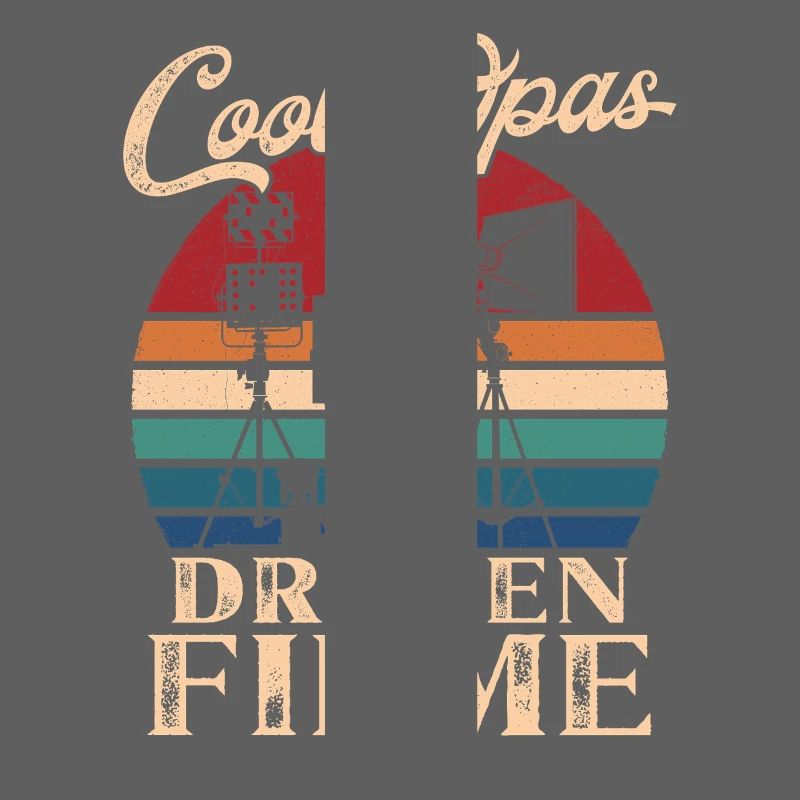 Coole Opas drehen Filme Retro Großvater