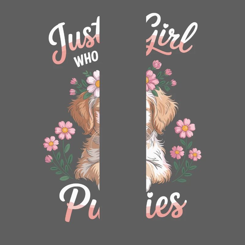 Juste une fille qui aime les chiots