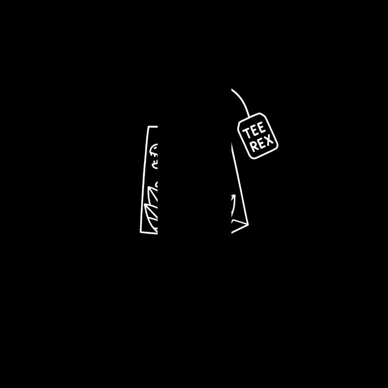 Tee Rex - design amusant de thé dino avec jeu de mots